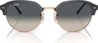 Ray-Ban Clubmaster 53mm Sunglasses in Grey Flash at Nordstrom
