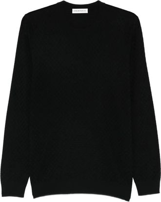 Goes Botanical T-shirt met ronde hals - Zwart