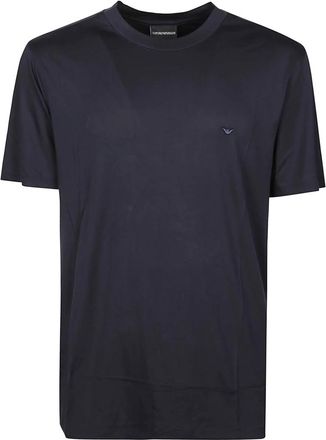 Emporio Armani Slim Fit T-Shirt - Heren - T-shirts - Blauw - M - Tops