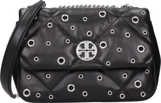 Tory Burch Black Leather Crossbody Womens Bag