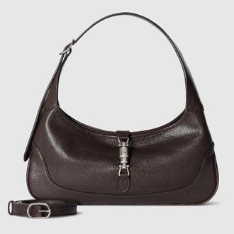 Gucci Jackie Slim Small Shoulder Bag, Brown, Leather