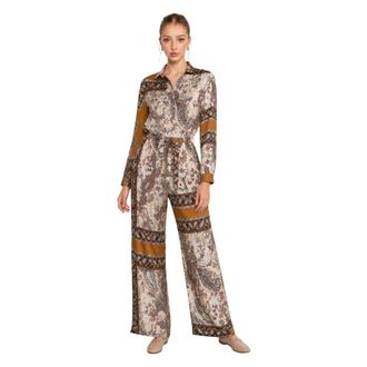 Kocca Jumpsuits & Playsuits, Dames, Veelkleurig, XS, Jumpsuit met Paisleyprint