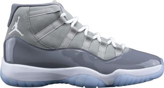 Nike Nike Air Jordan 11 Retro Mens Shoes, Medium Grey/White-cool Grey, 9 UK