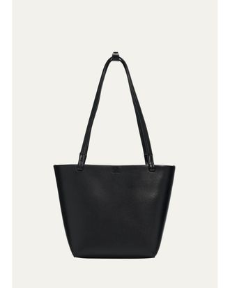 The Row Park Medium Tote Bag in Leather