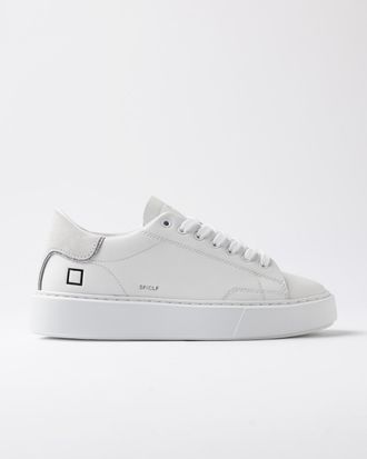 D.A.T.E. sfera calf white