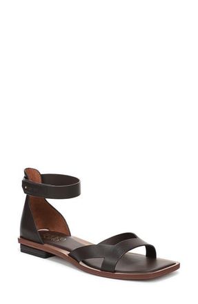 Franco Sarto Elisa Ankle Strap Sandal in Chocolate Brown at Nordstrom, Size 9.5