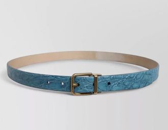 Dolce & Gabbana caiman leather belt