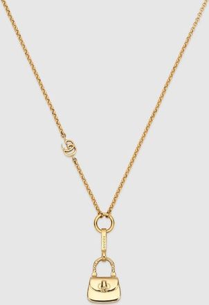 Gucci Chain Necklace With Bag Pendant, Gold-toned metal, Gold-toned metal