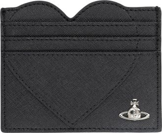 Vivienne Westwood Heart Textured Heart-Shaped Card Holder