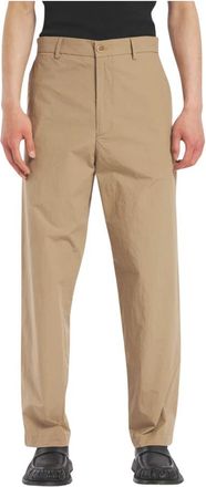 Barena Broek met rechte pijpen en zij- en achterzakken - Heren - Straight fit broeken - Beige - L - Katoen - Broeken