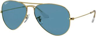 Ray-Ban Aviator Polarized Zonnebril - unisex - Zonnebrillen - Geel - 58 MM - Accessoires