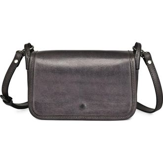 OLD TREND Pansy Genuine Leather Slim Everyday Mini Crossbody in Grey at Nordstrom