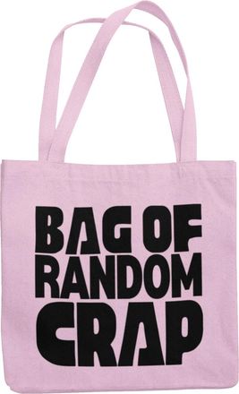 Generic Bag Of Random Crap - Funny Tote Shopper Bag (Pink)