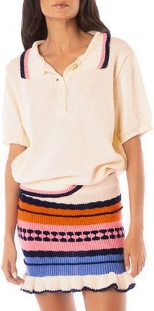 Maaji Nela Cover-Up Polo Sweater in Beige Overflow at Nordstrom Rack, Size Medium/large