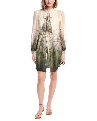 Julia Jordan Printed Chiffon Mini Dess