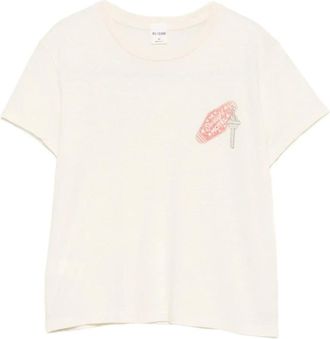 Re/Done Mujer, Camisetas, Beige, Talla: S