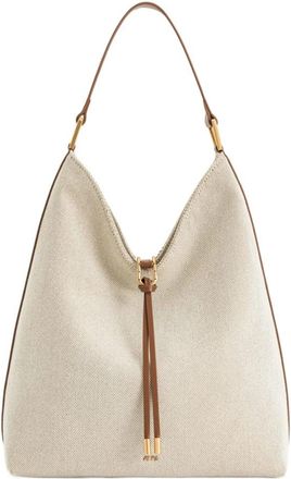 JW PEI Aria Schoudertas - Dames - Schoudertassen - Beige - ONE Size - Katoen - Tassen