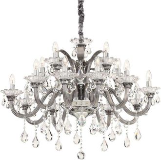 Ideal Lux Ideal Lux Colossal - L&aacute;mpara De Ara&ntilde;a De 15 Luces Con Acabado Ahumado, E14