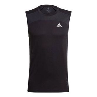 adidas Heatrdy Sleevl Casual Running Sports Vest Black GK4298