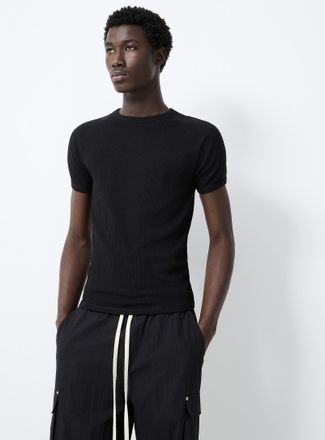 Le 31 Mens Ribbed raglan T-shirt Imported from Seoul