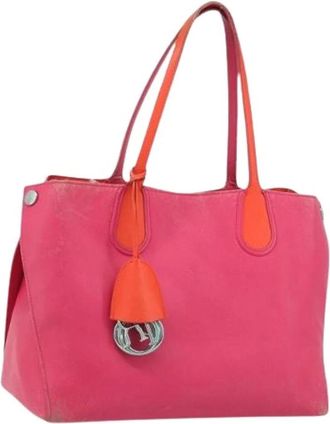 Dior Pre-owned Tote Bags, female, Pink, Size: ONE SIZE Pre-owned Tote Bag