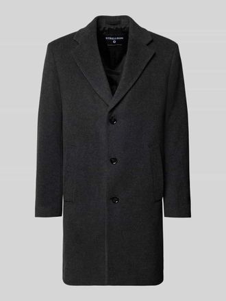 Strellson Regular Fit Wollmantel mit Kaschmir-Anteil Modell ADRIA 3.0 in Anthrazit, Gr&ouml;&szlig;e 50