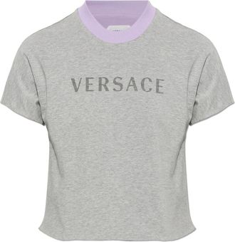 Versace Donna, Top, Grigio, XS, new