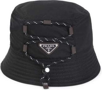 Prada Black Re- Nylon Bucket Hat