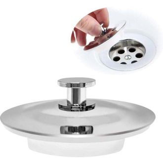 OEM Tap&oacute;n Universal Para Ba&ntilde;era, Tap&oacute;n Para Fregadero De Cocina De 43-44 Mm, Tap&oacute;n De Desag&uuml;e De Ba&ntilde;era De Acero Inoxidable - Crezuo