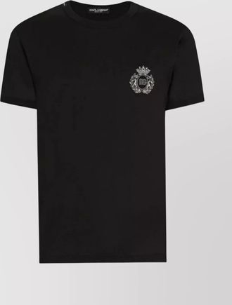 Dolce & Gabbana cotton logo patch t-shirt