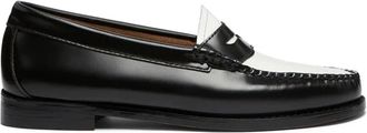 G.H. Bass & Co. Zwarte en witte Penny Loafers - Dames - Loafers - Zwart - 39 EU - Leer - Schoenen