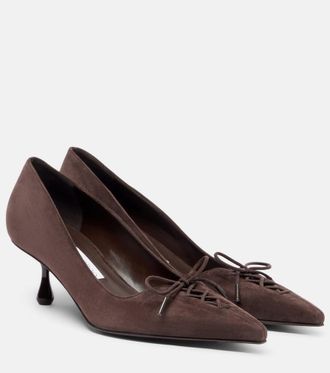 Jimmy Choo London Scarlett suede pumps