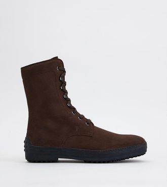 Tod's Winter Gommino Ankle Boots in Suede