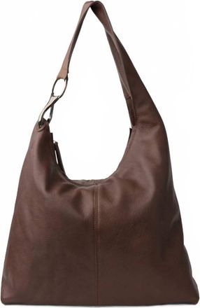 Biba Womens Jackpot Shoulder Bag In Dark Brown