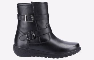 Fleet & Foster Zambia Wide Fit Boots Womens - Black - Size UK 4