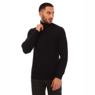 HUGO BOSS Mens Manuello Sweater in Dark Blue Wool - Size X-Large