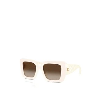 Chanel Sunglasses - female - Chanel - Sunglasses - White - 52 MM - Accessories