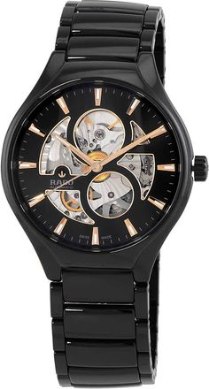 Rado True Round Automatic Black Dial Unisex Watch R27107172