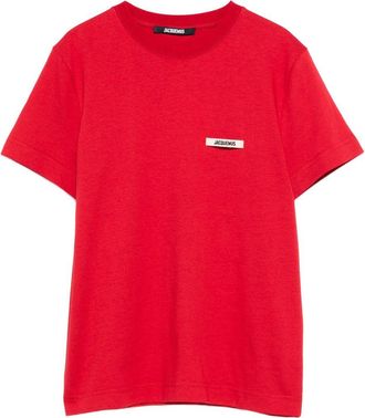 Jacquemus Le T-Shirt Gros Grain T-Shirt - Womens - Cotton