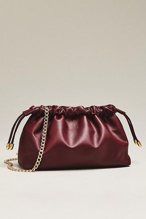 Maeve Cinched Leather Clutch