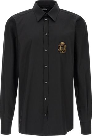 Dolce & Gabbana Black Martini Shirt