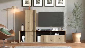 Inosign Wohnwand »Chania, 195 cm, inkl. TV Board und Highboard« Komplett-Set, 2 Stk. tlg