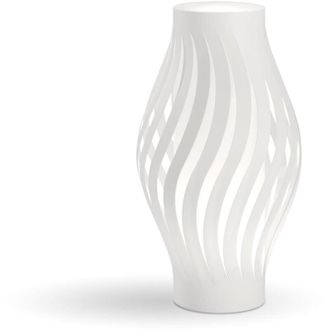 Linea Zero Linea Zero - Lampada Da Tavolo Moderna 1 Luce Helios In Polilux Bianco H32 Made In Italy