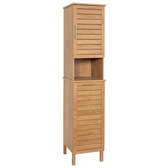 Tendance Columna 2 Puertas Mdf + 1 Balda + 1 Percha Integrada Con Tiradores Met&aacute;licos - Colonial - Tendance