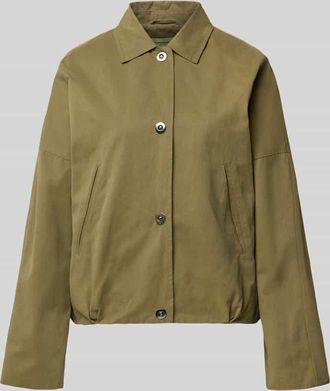 White Label Blouson aus reiner Baumwolle in Oliv, Gr&ouml;&szlig;e 38