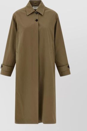 The Row lolana coat long sleeves notched lapel