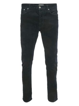 Dior velvet-logo jeans - Black
