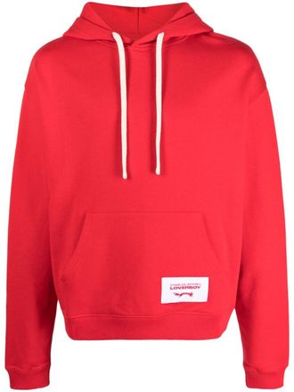 Charles Jeffrey Loverboy Hoodie met logopatch - Rood