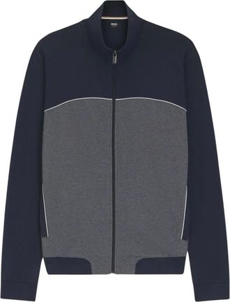HUGO BOSS Giacca con zip aperta - - Sweatshirts & Hoodies - Uomo - Blu - L