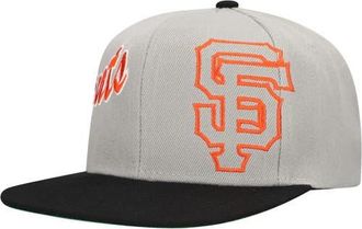 Mitchell & Ness Mens Mitchell & Ness Gray San Francisco Giants Knock Out Panel Snapback Hat at Nordstrom